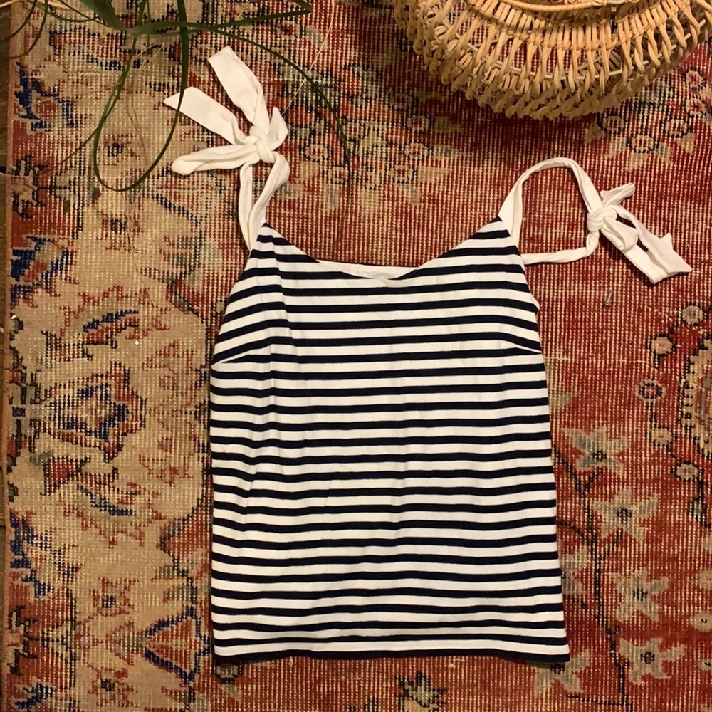 J. Crew stripped tank top